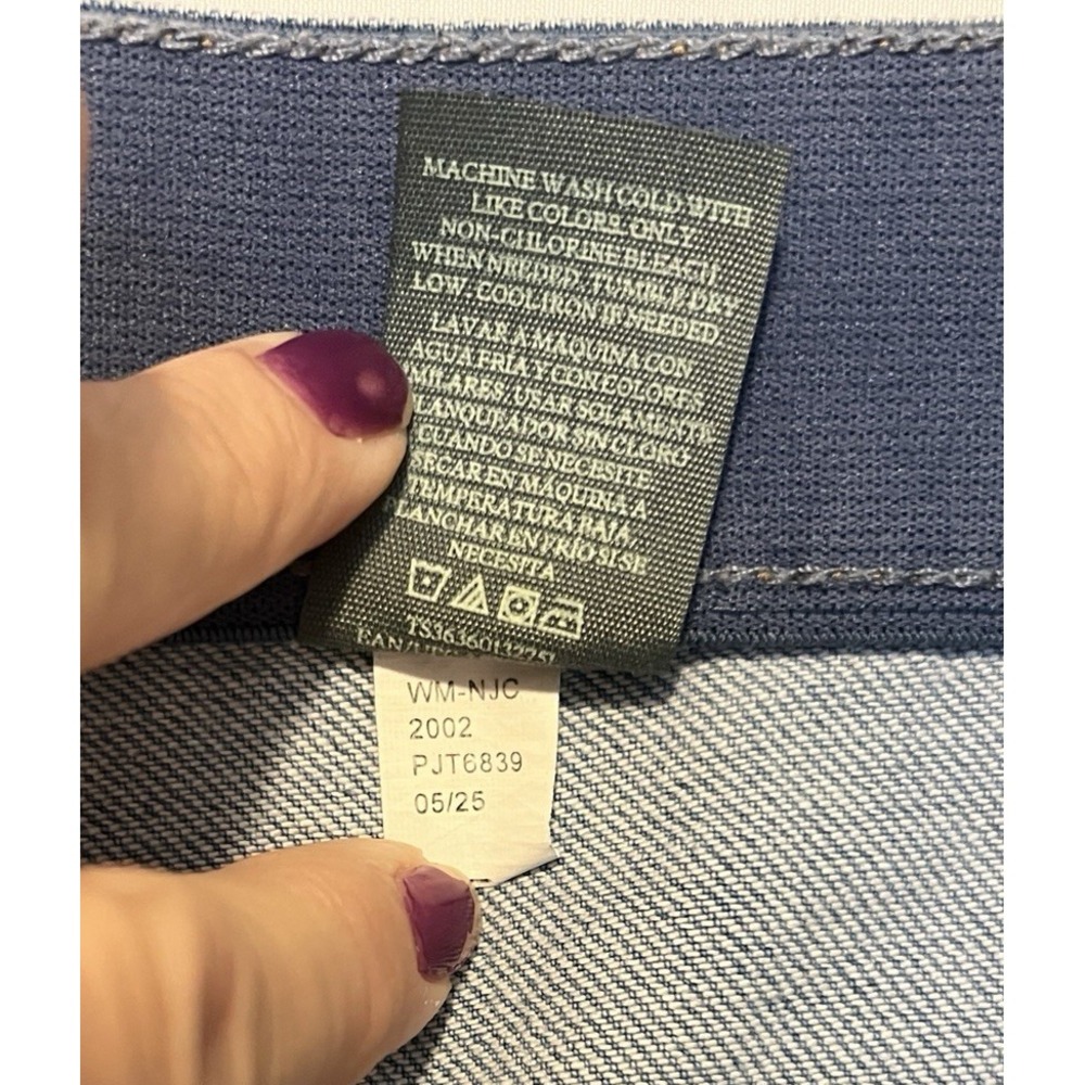Terra & Sky Women's Size 20W Flare Leg Light Blue Denim Jeans Button & Zip Waist - Picture 9 of 15